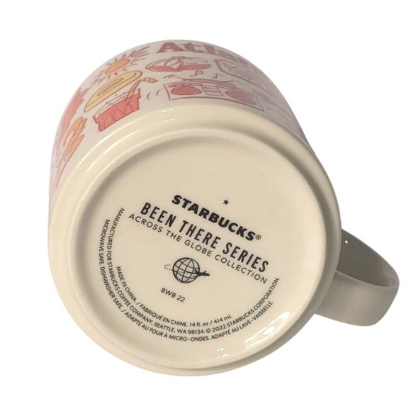 Starbucks "Been There Series" Atlanta Mug With Orange Interior 14 Oz Ceramic Cof - Picture 5 of 5
